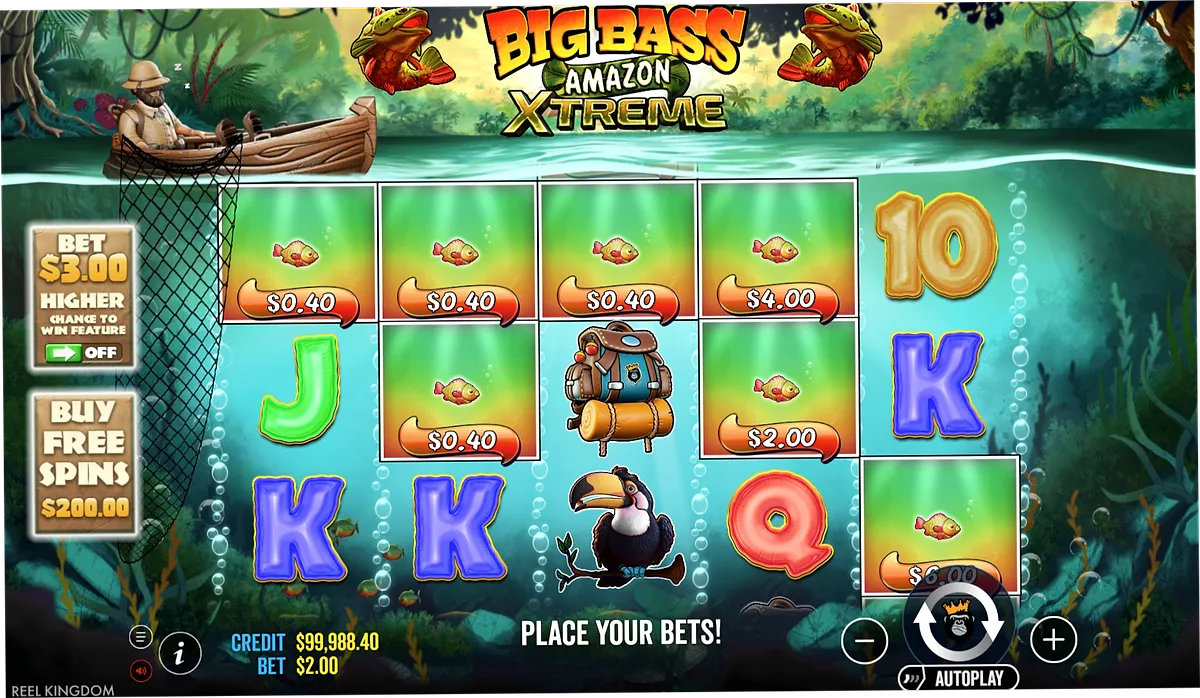 Big Bass Amazon Xtreme Base Game