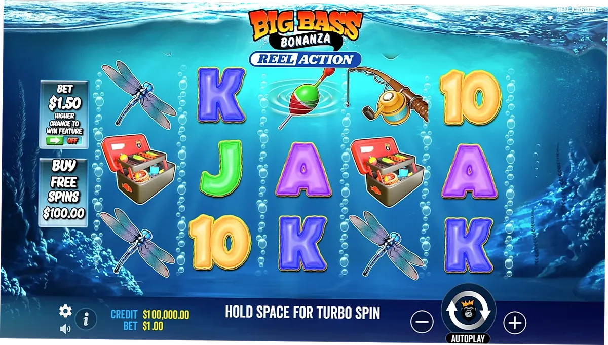 Big Bass Bonanza Reel Action Base Game