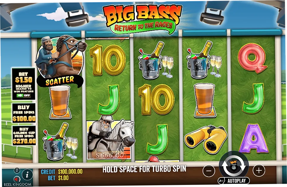 Big Bass Return to the Races Bonus