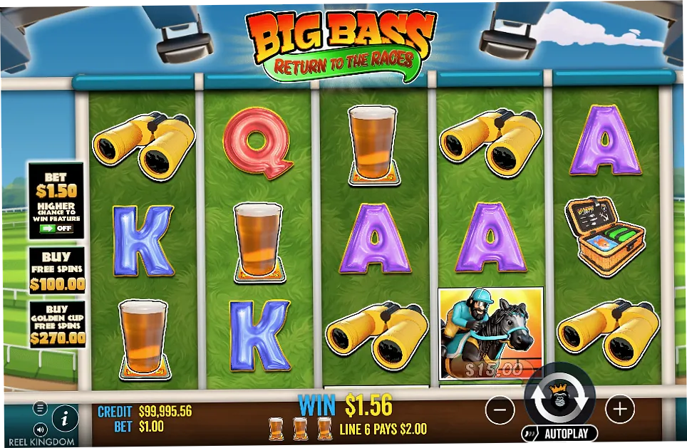 Big Bass Return to the Races Free Spins