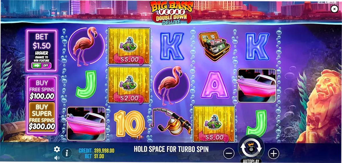 Big Bass Vegas Double Down Deluxe Base Game