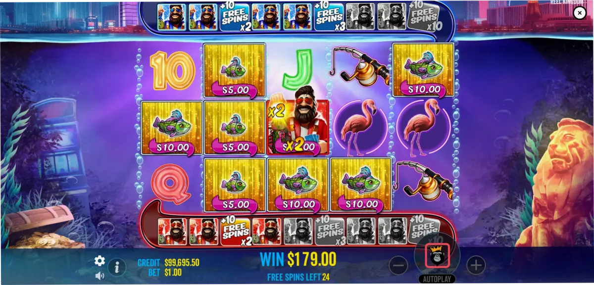 Big Bass Vegas Double Down Deluxe Super Free Spins