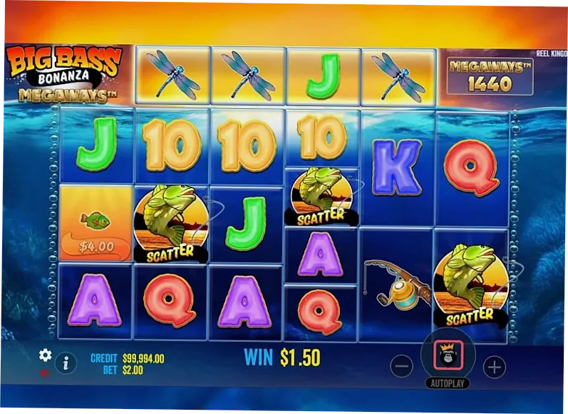 Big Bass Bonanza Megaways Gameplay
